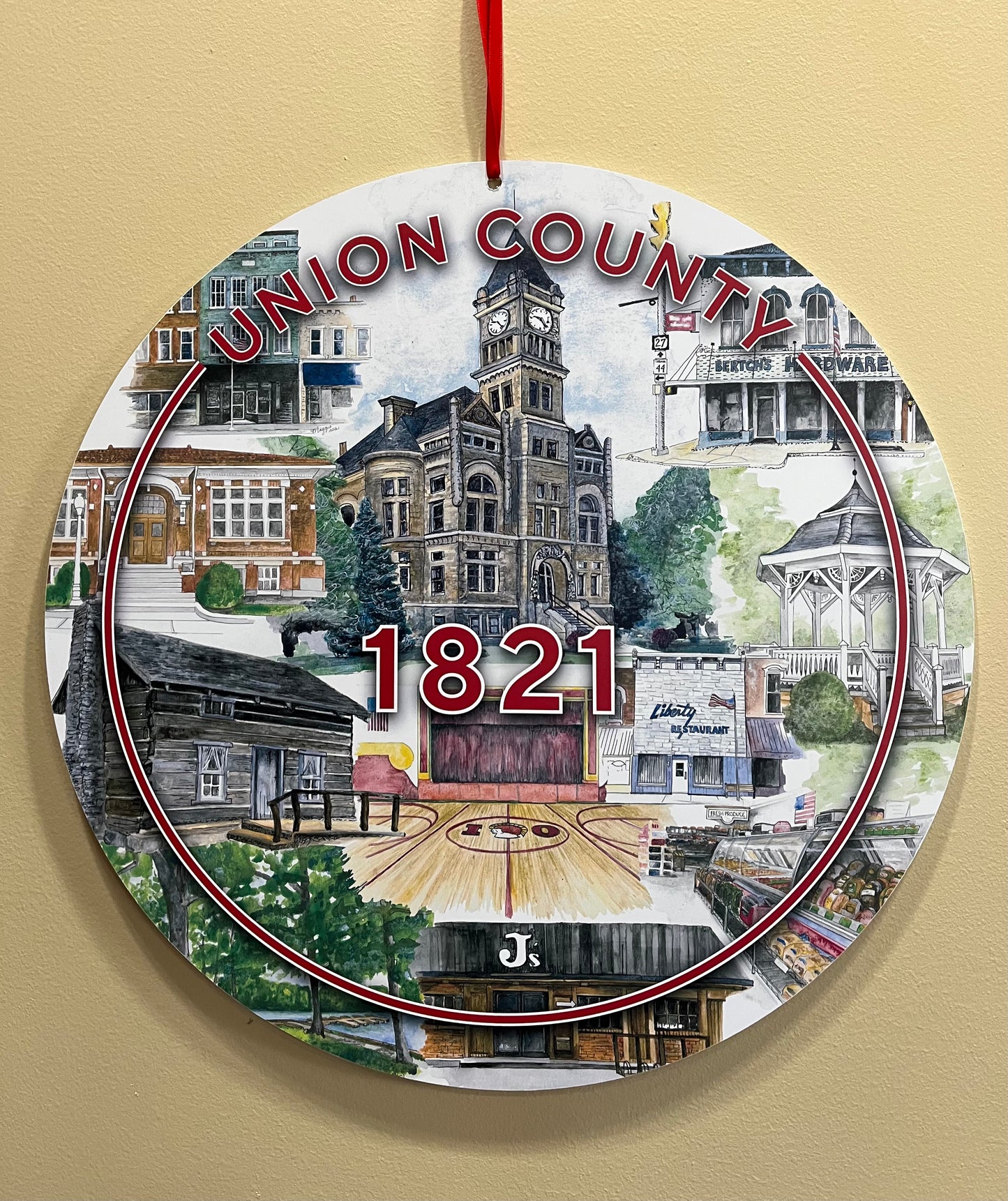 Union County Christmas Ornament